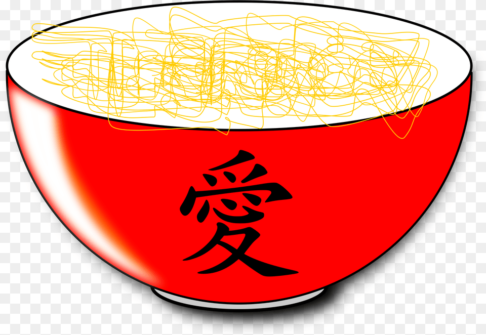 Noodles With Reflet Clip Arts Chinese Symbol For Love, Food, Noodle, Bowl Png Image