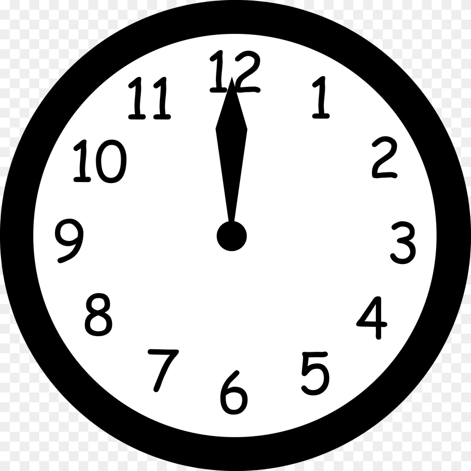 Noon Clip Art, Analog Clock, Clock Free Png