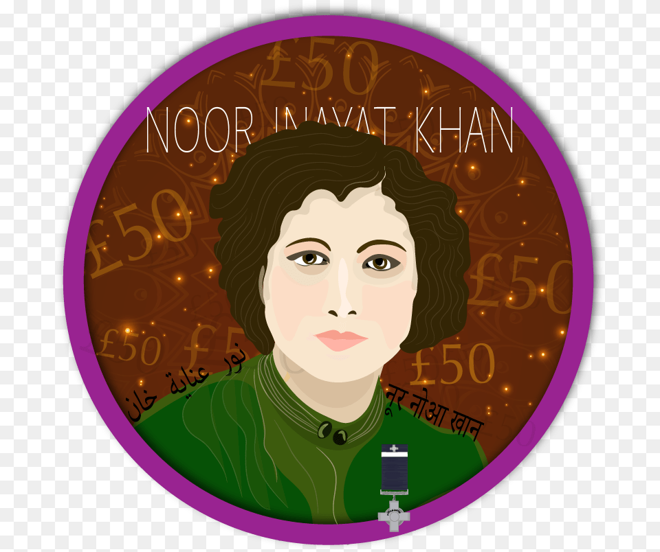 Noor Inayat Khan Was A British Heroine Of World Ww2 Girl, Photography, Adult, Face, Female Png