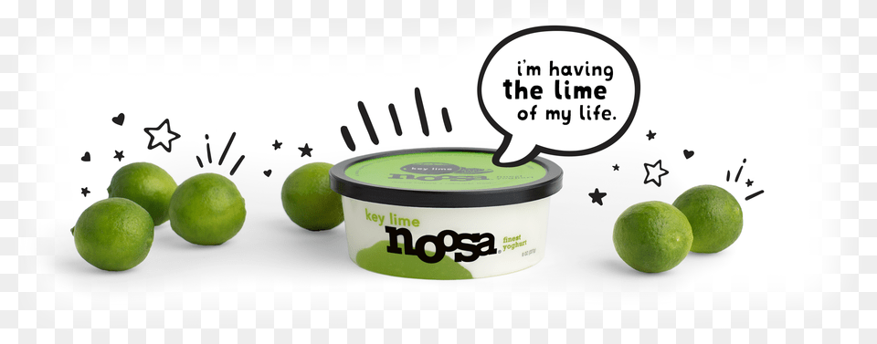 Noosa Key Lime Greek Yogurt, Citrus Fruit, Food, Fruit, Plant Png Image