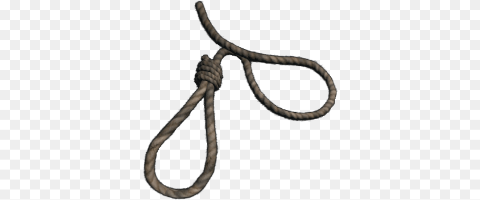 Noose With Folded Cord Transparent Noose, Rope, Knot, Animal, Reptile Free Png Download