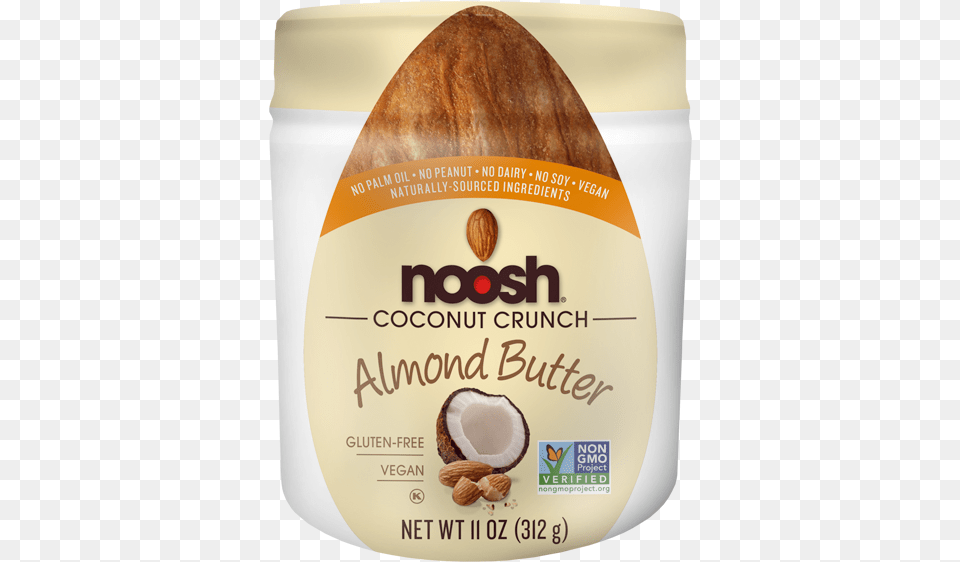 Noosh Coconut Crunch Almond Butter Non Gmo Project, Food, Produce, Grain, Seed Png Image