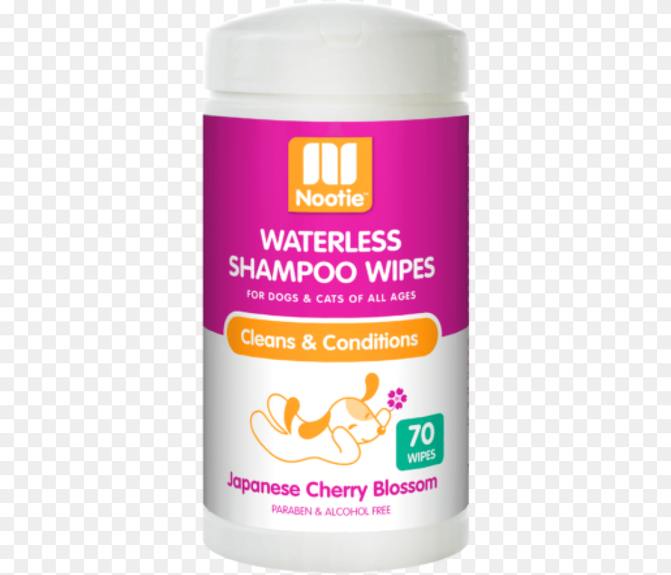 Nootie Waterless Shampoo Wipes, Cosmetics, Can, Deodorant, Tin Png Image