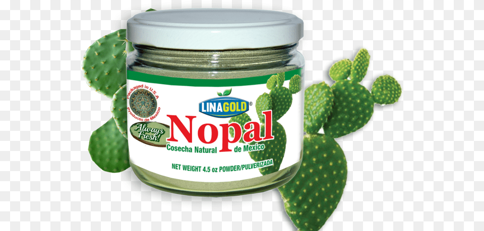 Nopal Powder By Linagold Nopal, Jar, Can, Tin Free Png