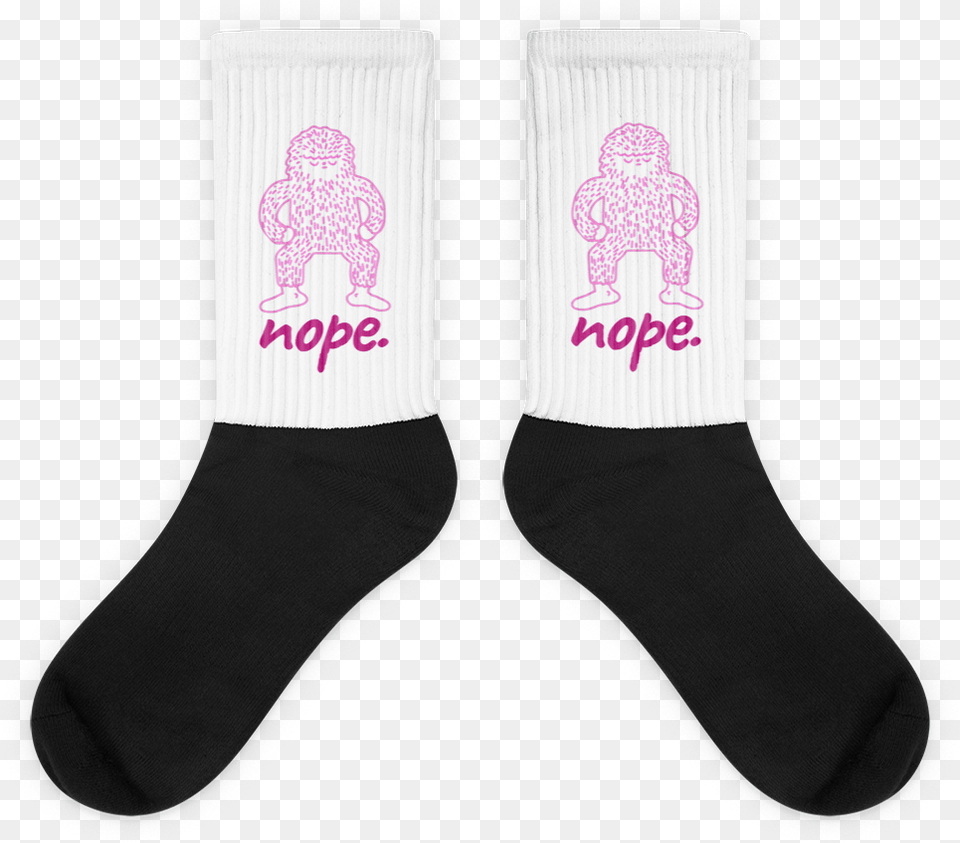 Nope Socks Sock, Clothing, Hosiery Free Transparent Png