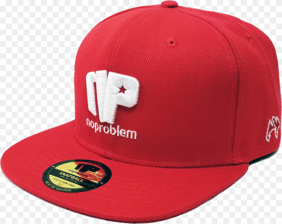Noproblem Redwhite Cap Hat Baseball Cap, Baseball Cap, Clothing Png