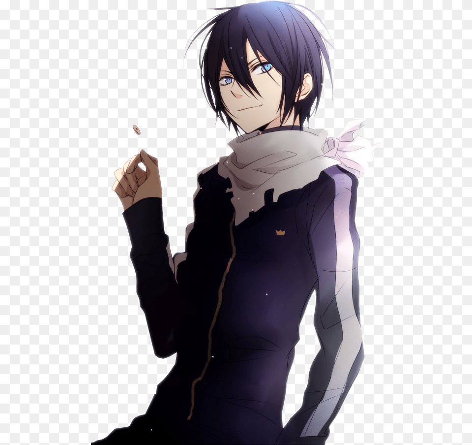 Noragami Yato Free Anime Black Haired Male, Publication, Book, Comics, Adult Png