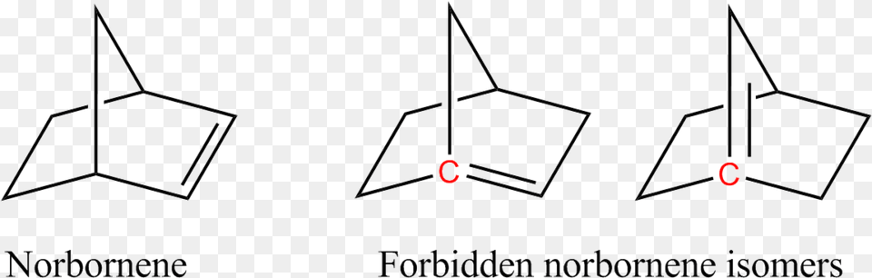 Norbornene Isomers Bredt Rule Bredt39s Rule, Chart, Plot, Symbol Free Transparent Png
