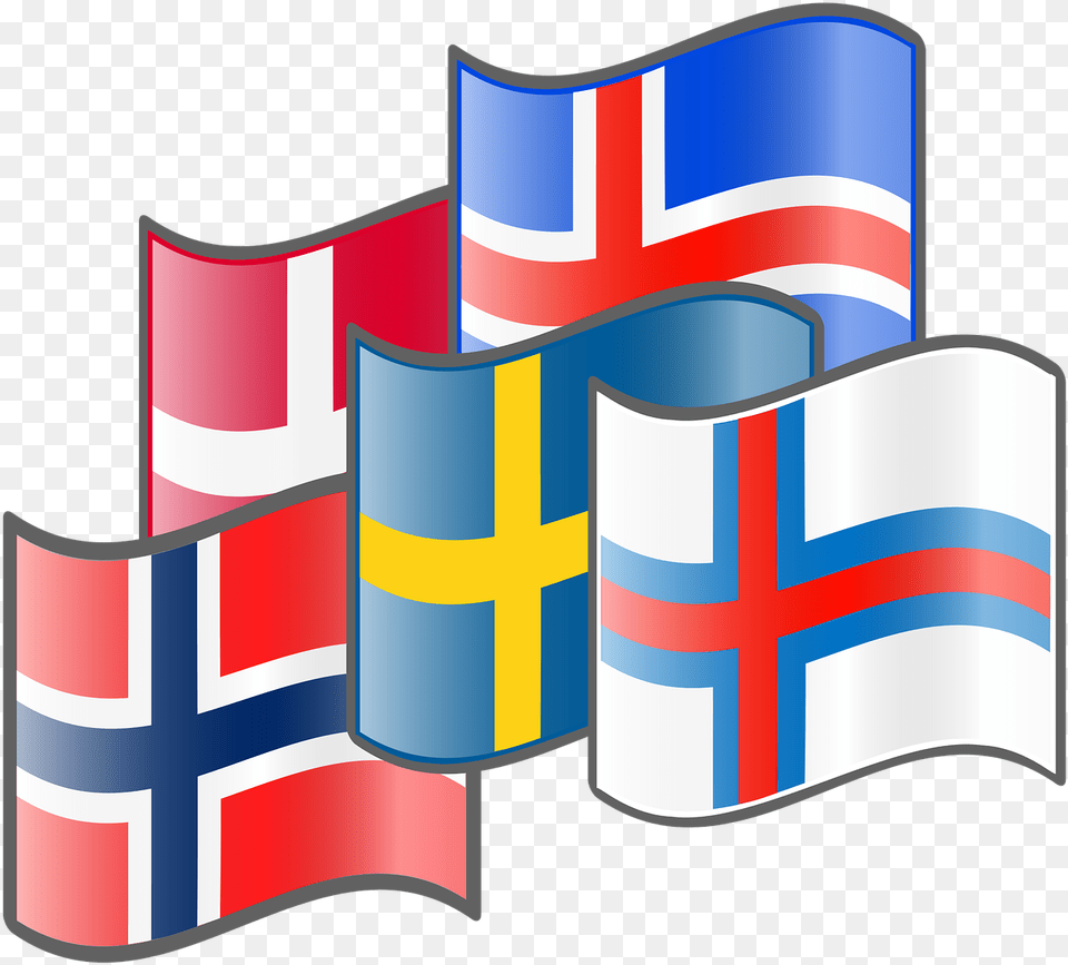 Nordic Flags Denmark Iceland Picture Scandinavia Flag, Dynamite, Weapon Free Transparent Png