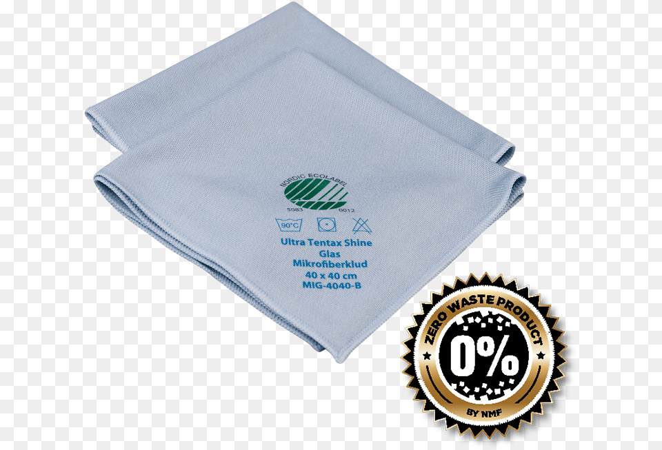 Nordic Swan Ecolabelled Cloth For Glass Steel And Circular Arabesque Pattern, Napkin Png