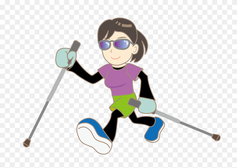 Nordic Walking Hiking Poles Clip Art, Baby, Person, Face, Head Png