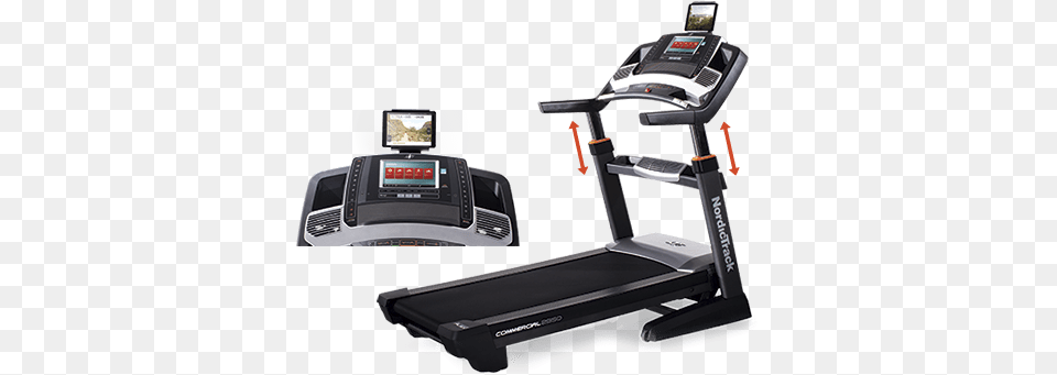 Nordictrack 2450 Vs 2950 Treadmill Nordictrack Commercial 2950 Folding Treadmill, Machine, Cushion, Home Decor, Device Free Png Download