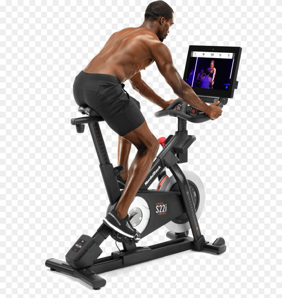 Nordictrack Spin Bike, Adult, Person, Man, Male Png Image