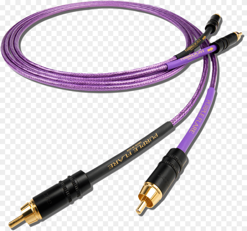 Nordost Purple Flare Interconnect, Cable, Smoke Pipe Free Png Download
