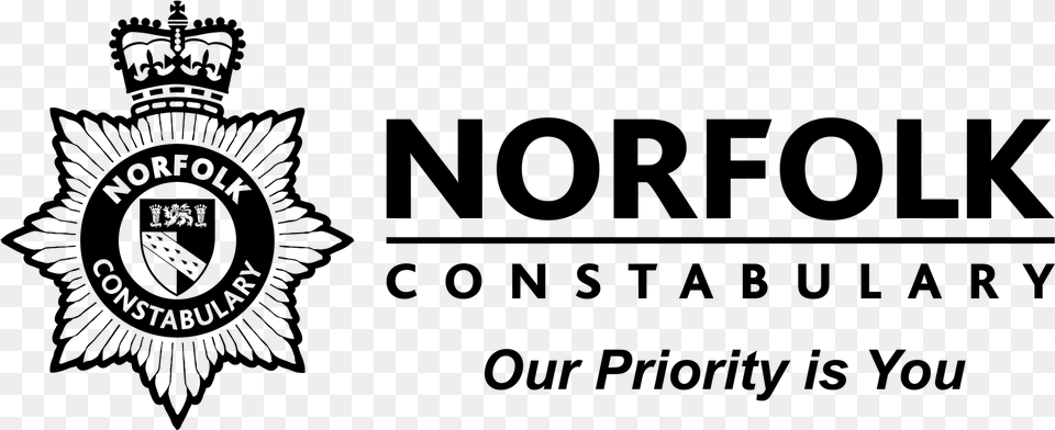 Norfolk Constabulary Badge, Gray Png
