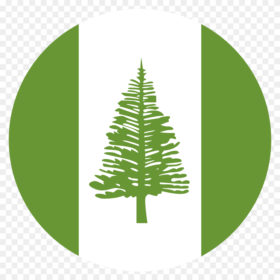 Norfolk Island Flag Emoji Clipart, Fir, Leaf, Plant, Tree Png