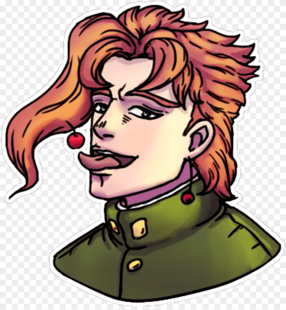 Noriaki Kakyoin Noriakikakyoin Jojo Jojosbizarreadventu Emote Jojo Bizarre Adventure, Person, Face, Head, Photography Free Transparent Png