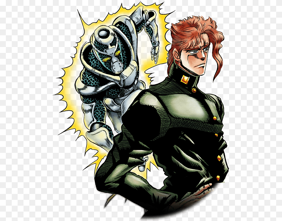 Noriaki Kakyoin Ring Cartoon, Book, Comics, Publication, Adult Free Transparent Png