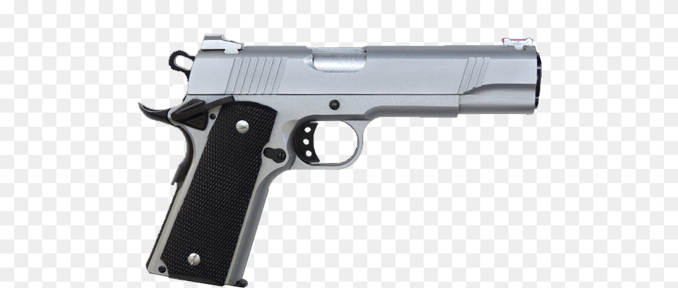 Norinco 1911 919mm Parabellum Semi Automatic Pistol Dan Wesson Valor 45 Stainless, Firearm, Gun, Handgun, Weapon Free Transparent Png