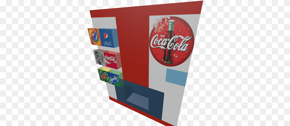 Normal Coke Machine Logo Roblox Coca Cola, Beverage, Soda, Advertisement Free Png