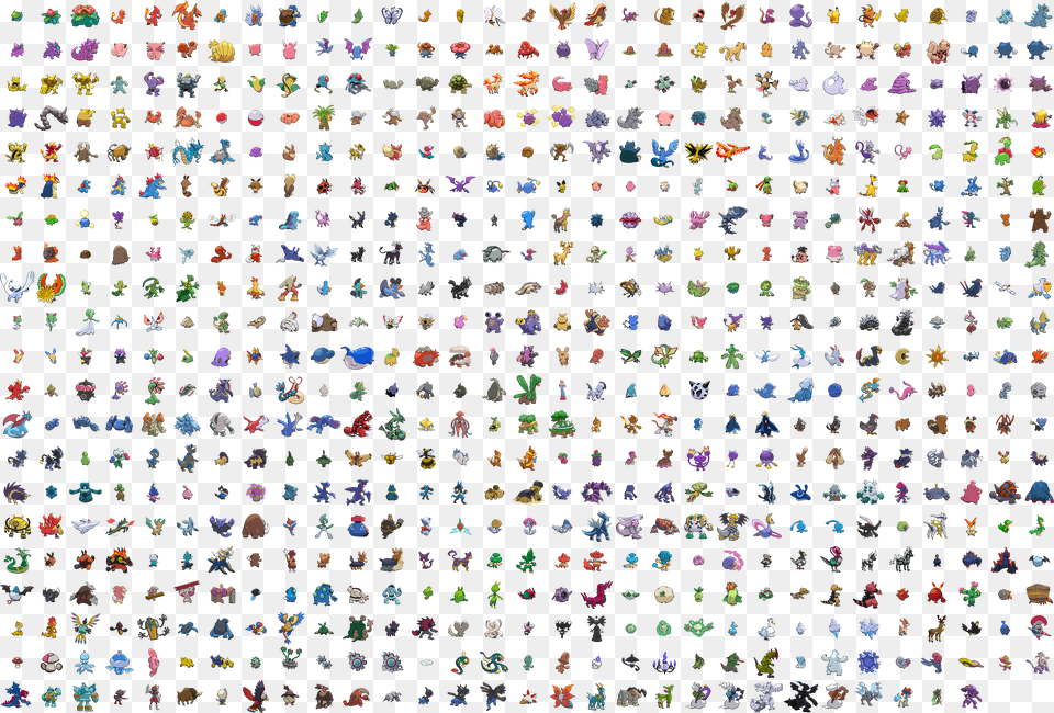 Normal Pokemon Go Complete Pokedex, Text Png Image