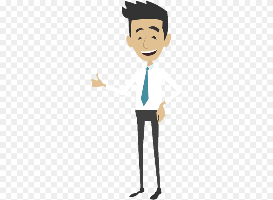 Normal Weight Cartoon Man, Accessories, Tie, Formal Wear, Male Free Transparent Png