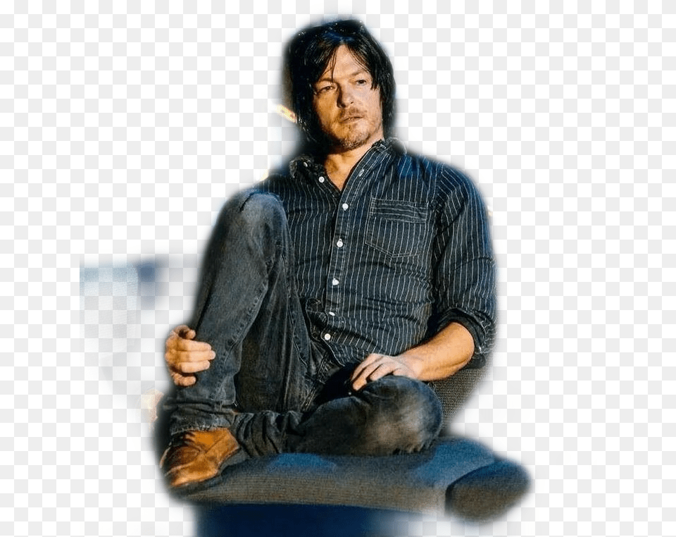 Norman Reedus Norman Reedus Sitting Down, Body Part, Hand, Person, Finger Png