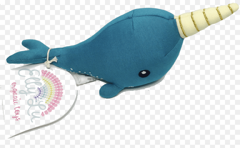 Norman The Narwhal Organic Stuffed Animal Coin Purse, Mammal, Sea Life, Whale, Fish Free Png Download
