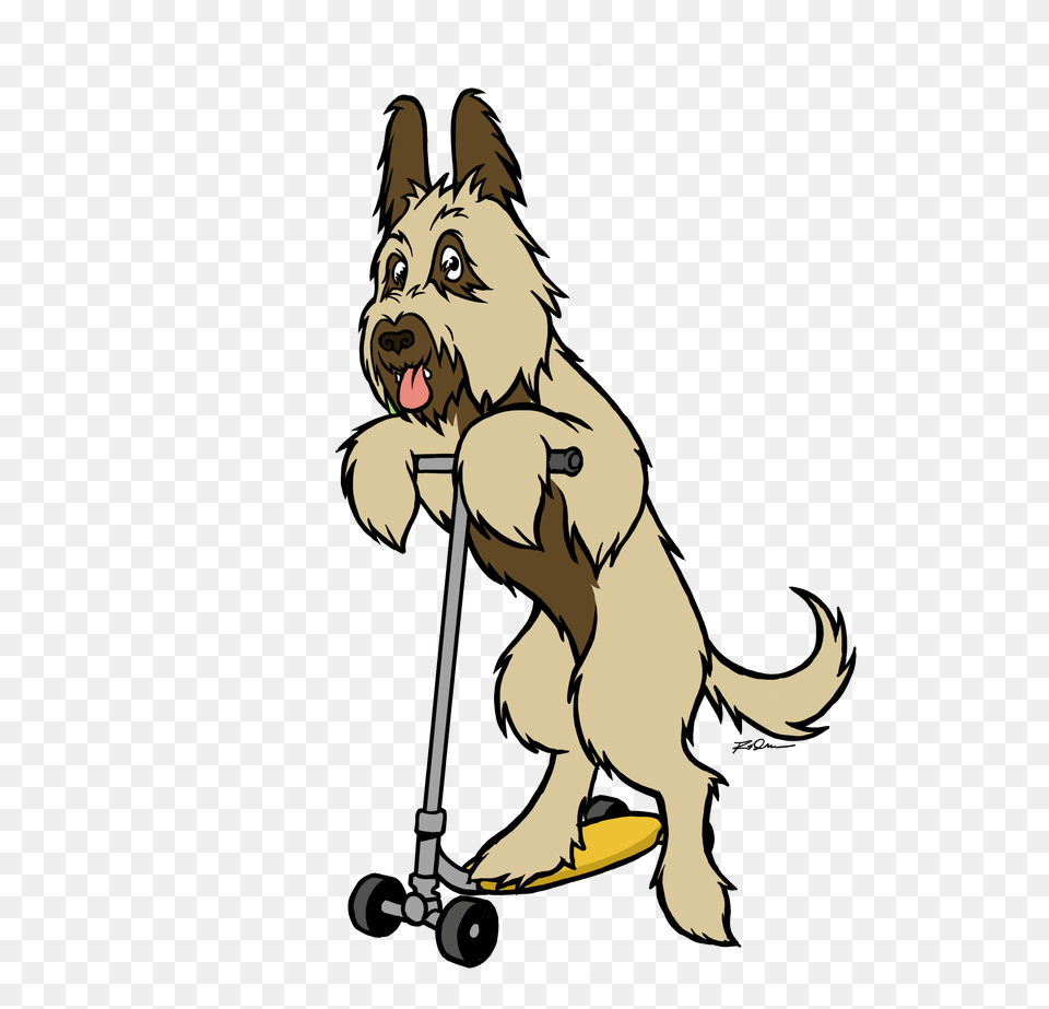 Norman The Scooter Dog, Vehicle, Transportation, Animal, Pet Free Png Download