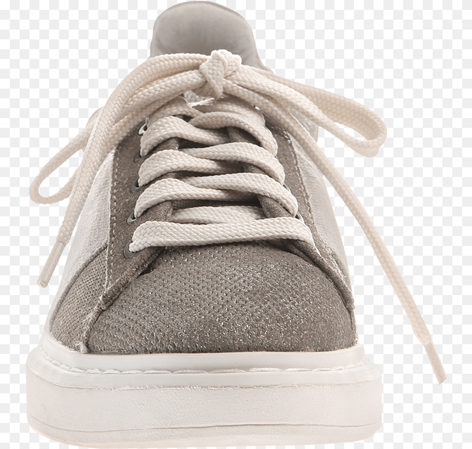 Normcore Women39s Sneaker In Grey Silver Front View Skate Shoe, Clothing, Footwear Free Png Download