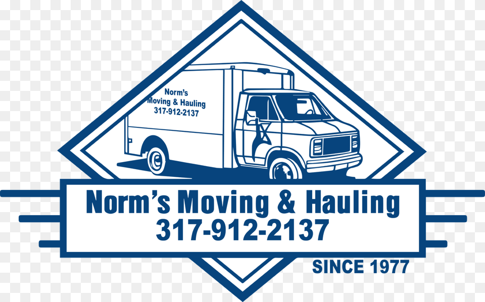 Norms Moving And Hauling Dibujo Animado, Moving Van, Transportation, Van, Vehicle Png