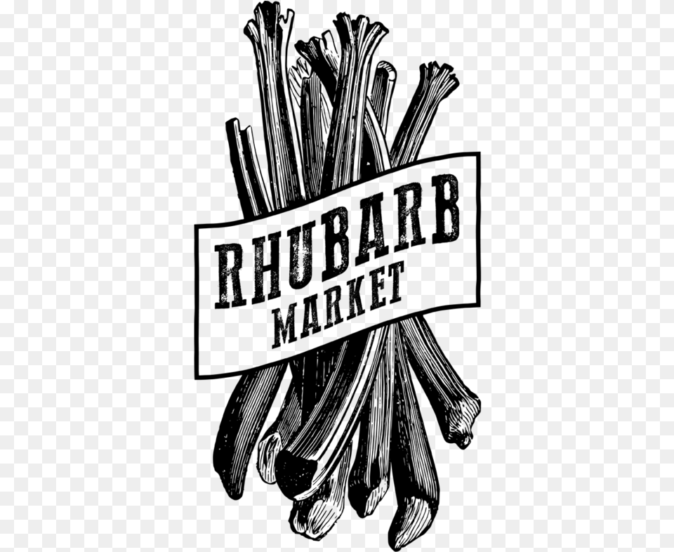 Norse Creative Rhubarb Market Illustration, Gray Free Transparent Png