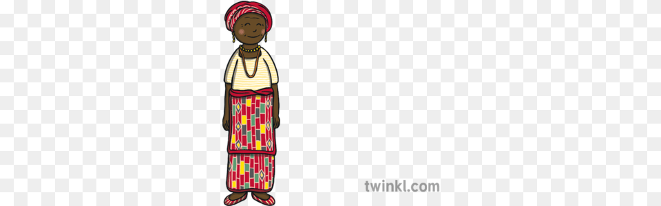 North African Nigerian Grandma Old Woman Lady Person People Clip Art Png Image