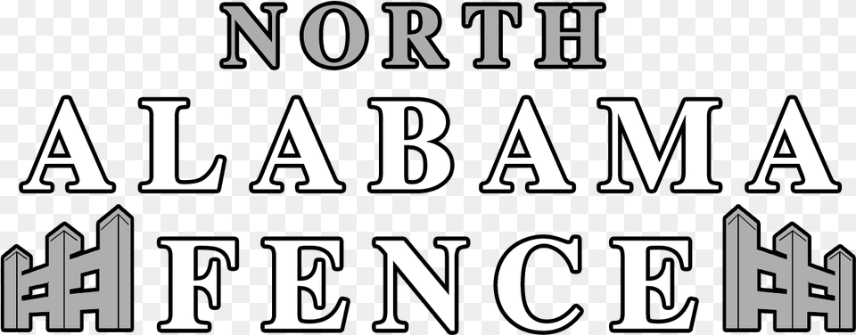 North Alabama Fence Calligraphy, Text, Alphabet, Scoreboard Free Transparent Png