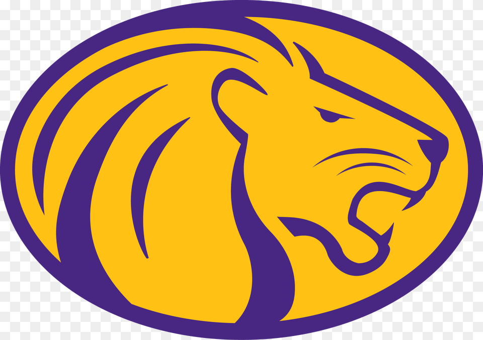 North Alabama Lions Logo, Sticker, Face, Head, Person Png Image