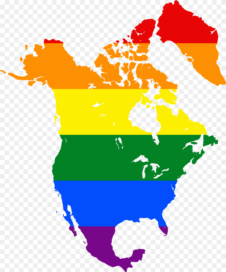 North America Map Canada Us And Mexico, Plot, Chart, Atlas, Diagram Free Transparent Png