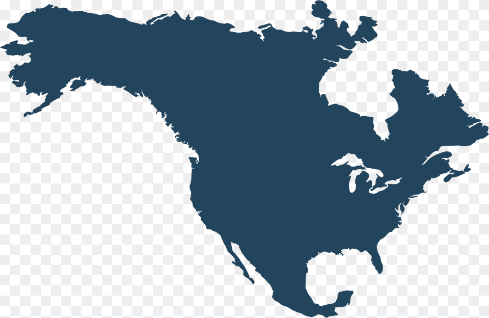 North America Map Gray, Chart, Plot, Land, Atlas Png