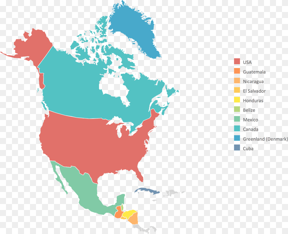 North America Map North America Map Transparent, Plot, Chart, Atlas, Diagram Png
