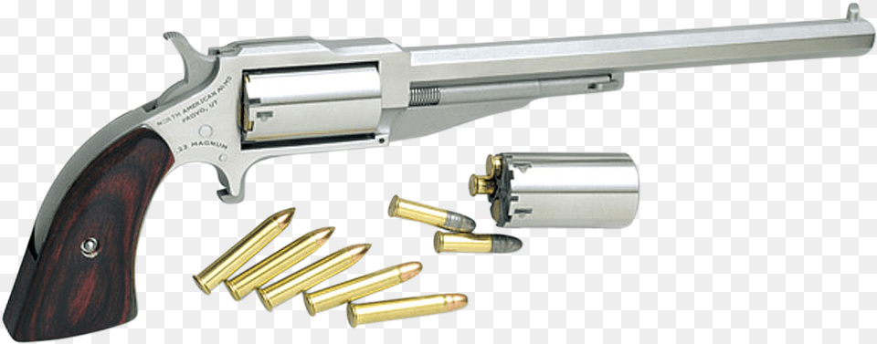 North American Arms 22 Long Barrel, Firearm, Gun, Handgun, Weapon Png