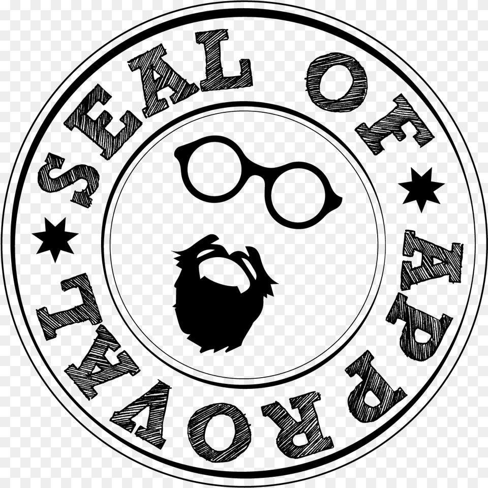 North American Beard Alliance Seal Of Approval Seal Of Approval, Gray Free Transparent Png