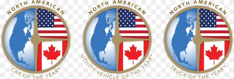 North American Car Utility And Truck Of The Year Awards North American Car Of The Year, American Flag, Flag, Emblem, Symbol Free Png