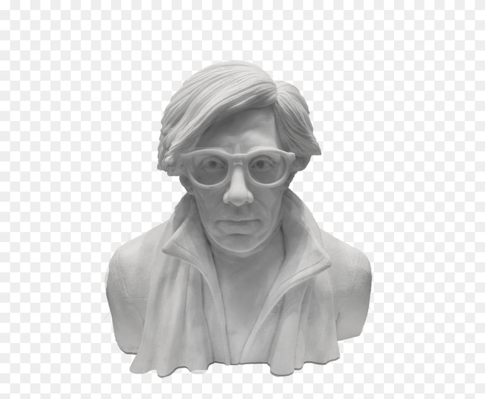 North American Sculpture Collective Andy Warhol Bust, Woman, Portrait, Photography, Person Free Png Download