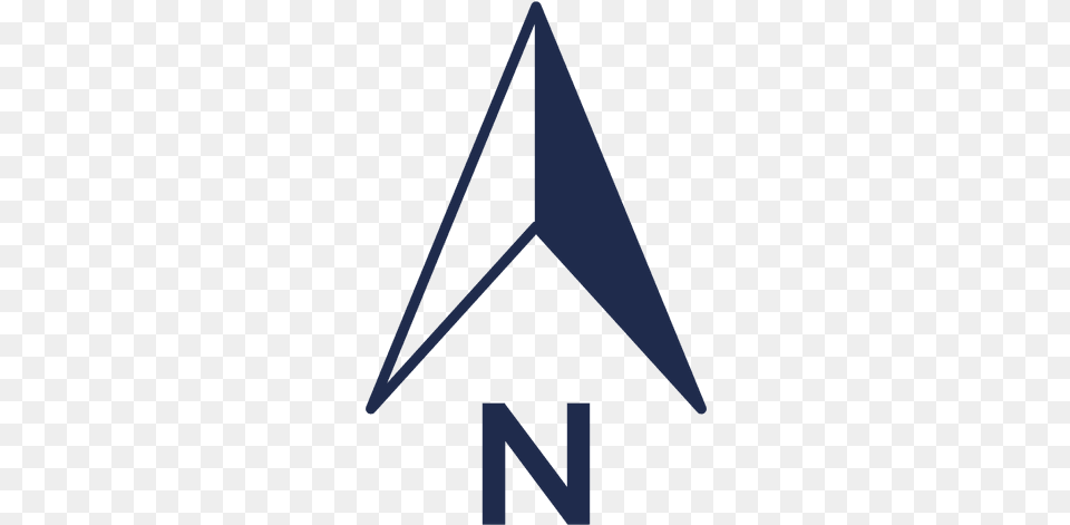 North Arrow Architecture U0026 Clipart Seta Norte, Triangle Free Png Download