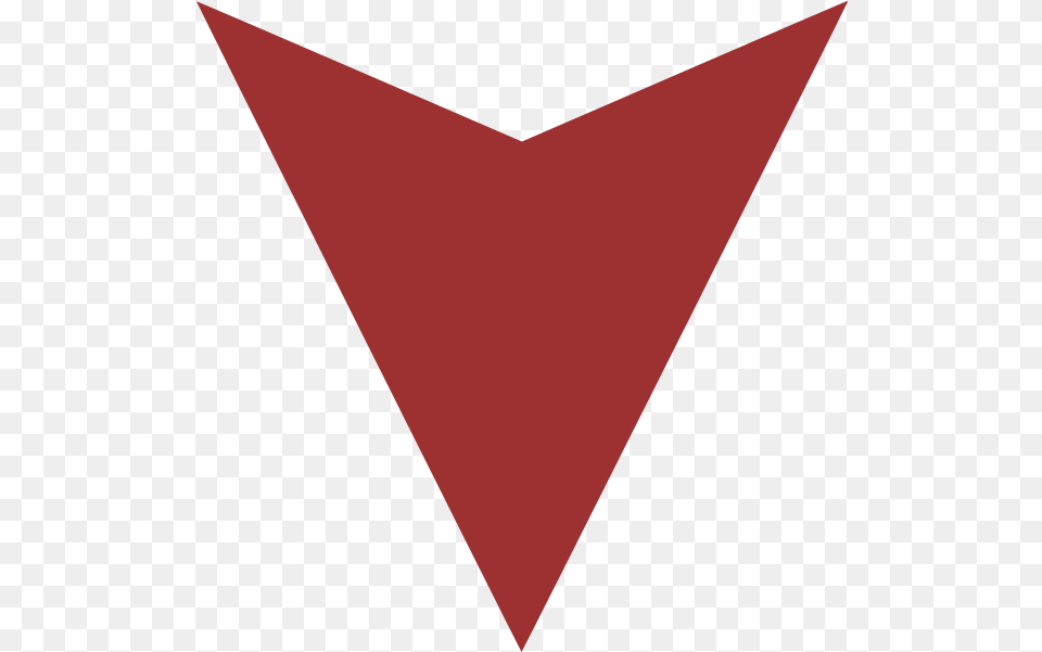 North Arrow Down2 Red Down Arrow Background Arrow Head, Triangle Free Transparent Png