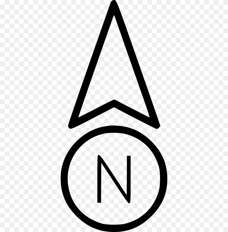 North Arrow Group With Items, Triangle, Symbol, Sign Free Png Download