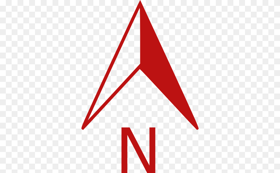North Arrow North Arrow Images, Triangle, Bow, Weapon, Symbol Png