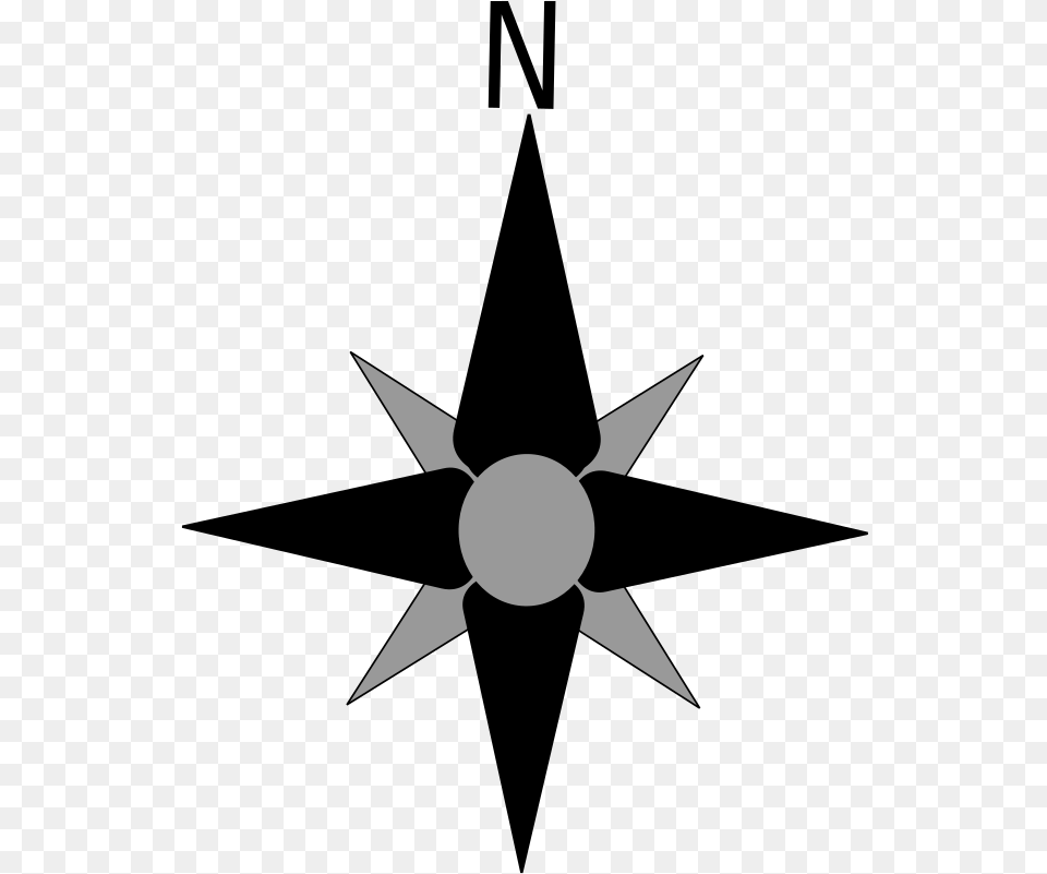 North Arrow Transparent Background Transparent Background North Arrow, Symbol, Star Symbol Png Image