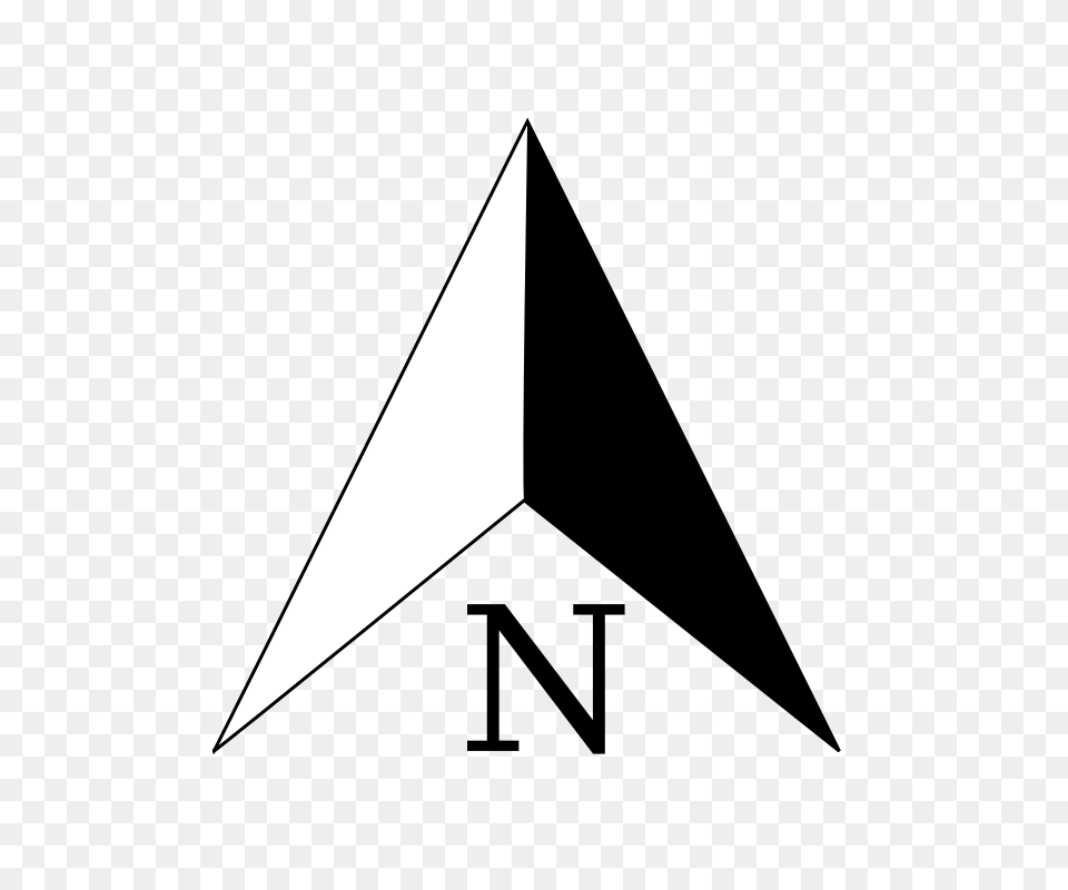 North Arrow Transparent North Arrow Images, Triangle, Blade, Dagger, Knife Free Png