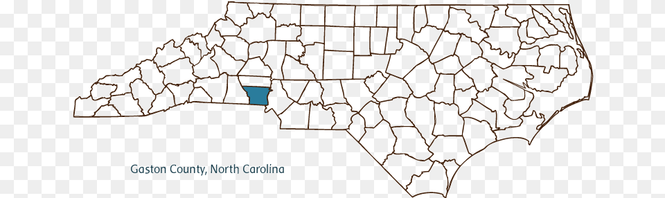 North Carolina County Map With Gaston County Hi Lighted Alamance County Nc, Outdoors Free Transparent Png