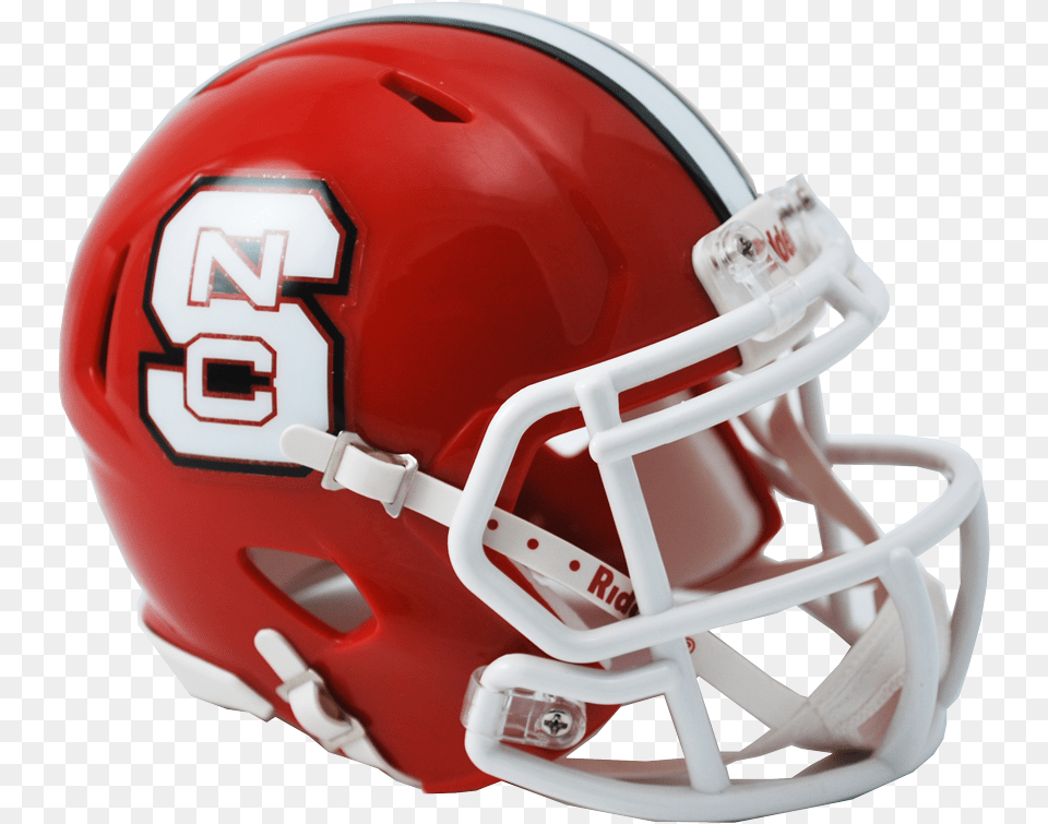 North Carolina State Red Speed Mini Helmet Houston Cougars Football Helmet, American Football, Football Helmet, Sport, Person Png Image